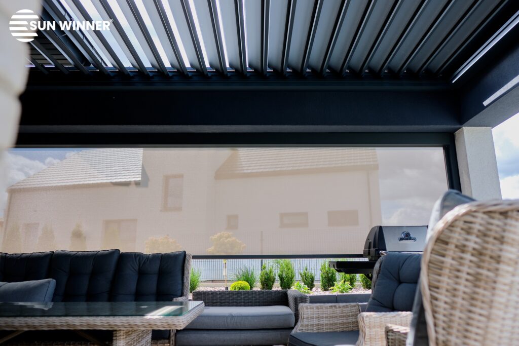 Pergola tarasowa lamelowa WIN CLIMATIC S400 - 247 - LOGO