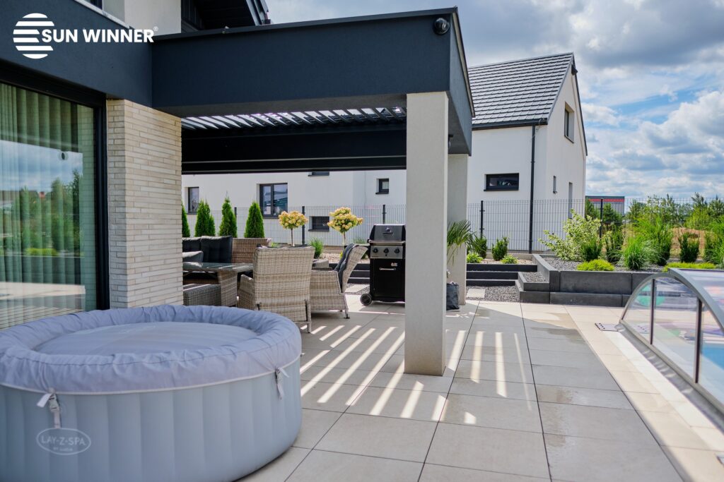 Pergola tarasowa lamelowa WIN CLIMATIC S400 - 249 - LOGO