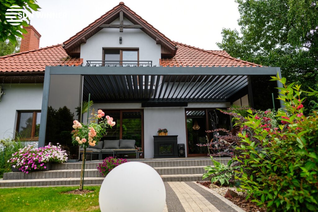 Pergola tarasowa lamelowa WIN CLIMATIC S500 - 123 - LOGO