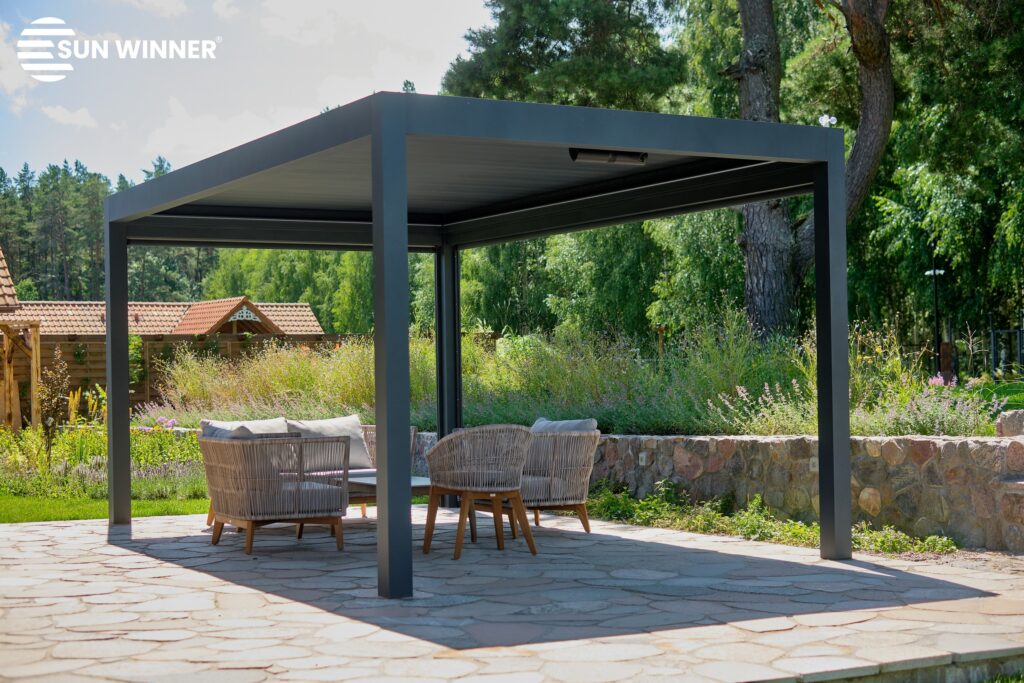 Pergola tarasowa lamelowa WIN CLIMATIC S500 - 133 - LOGO