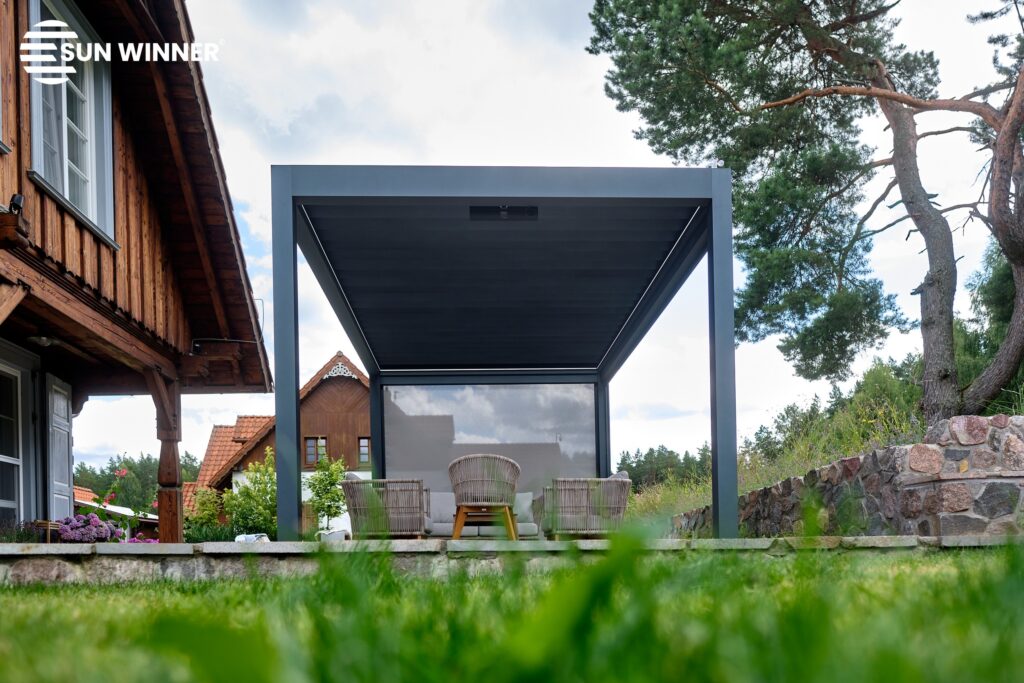 Pergola tarasowa lamelowa WIN CLIMATIC S500 - 134 - LOGO