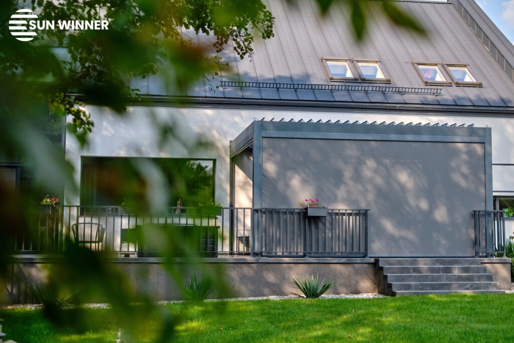 Pergola tarasowa lamelowa WIN CLIMATIC S500 - 21 - LOGO