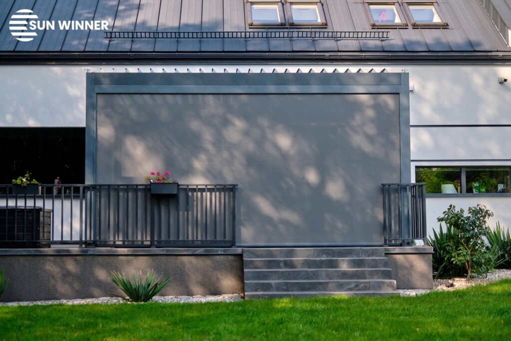 Pergola tarasowa lamelowa WIN CLIMATIC S500 - 22 - LOGO