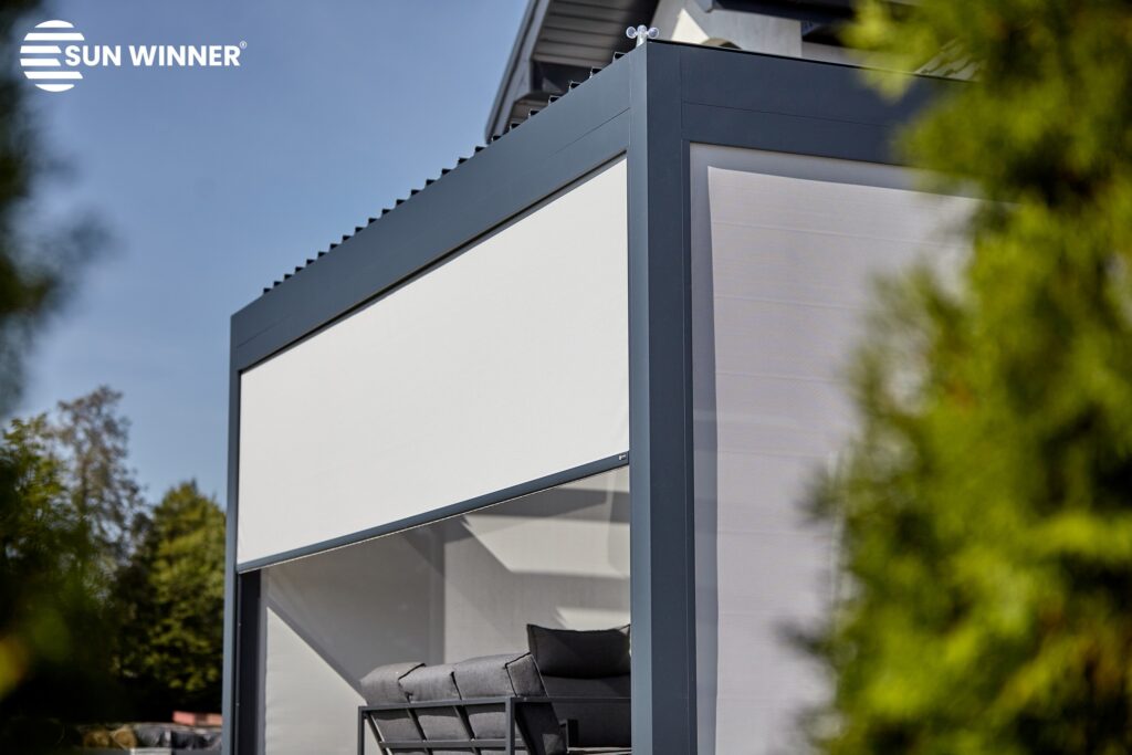 Pergola tarasowa lamelowa WIN CLIMATIC S500 - 328 - LOGO