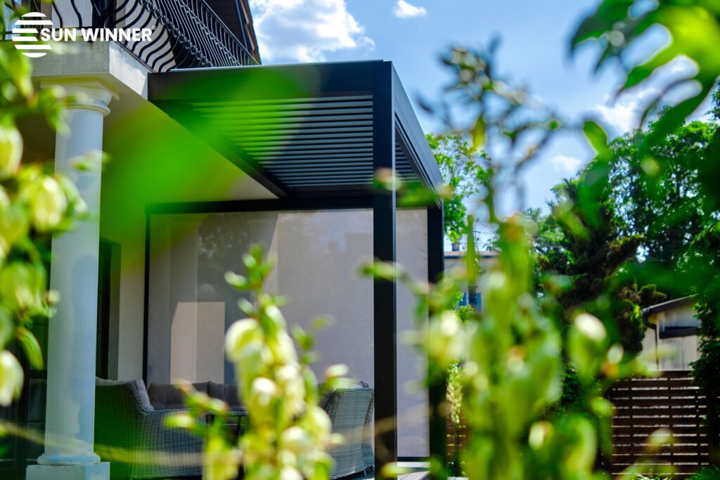 Pergola tarasowa lamelowa WIN CLIMATIC S500 - 346 - LOGO