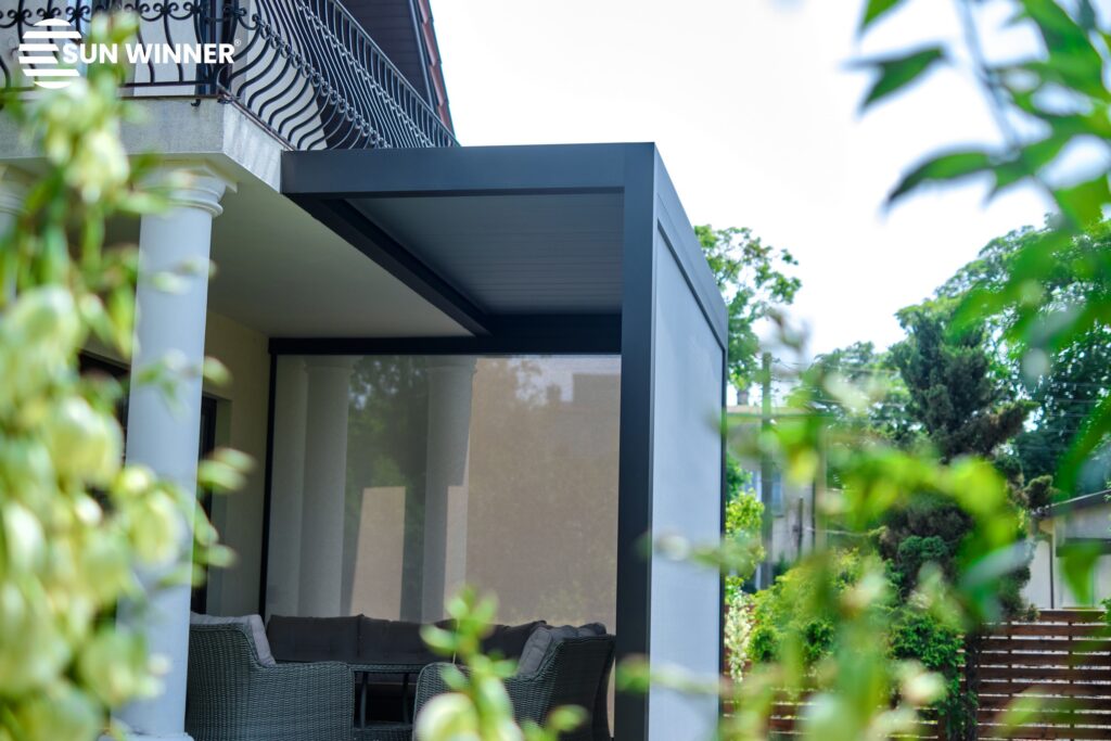 Pergola tarasowa lamelowa WIN CLIMATIC S500 - 347 - LOGO