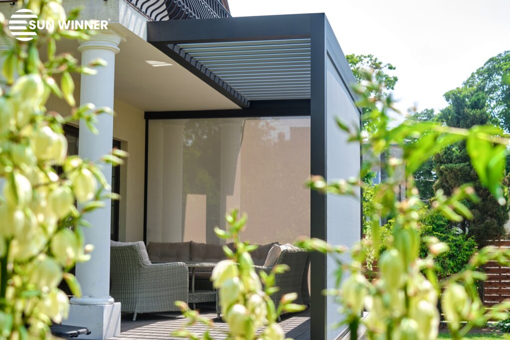 Pergola tarasowa lamelowa WIN CLIMATIC S500 - 348 - LOGO