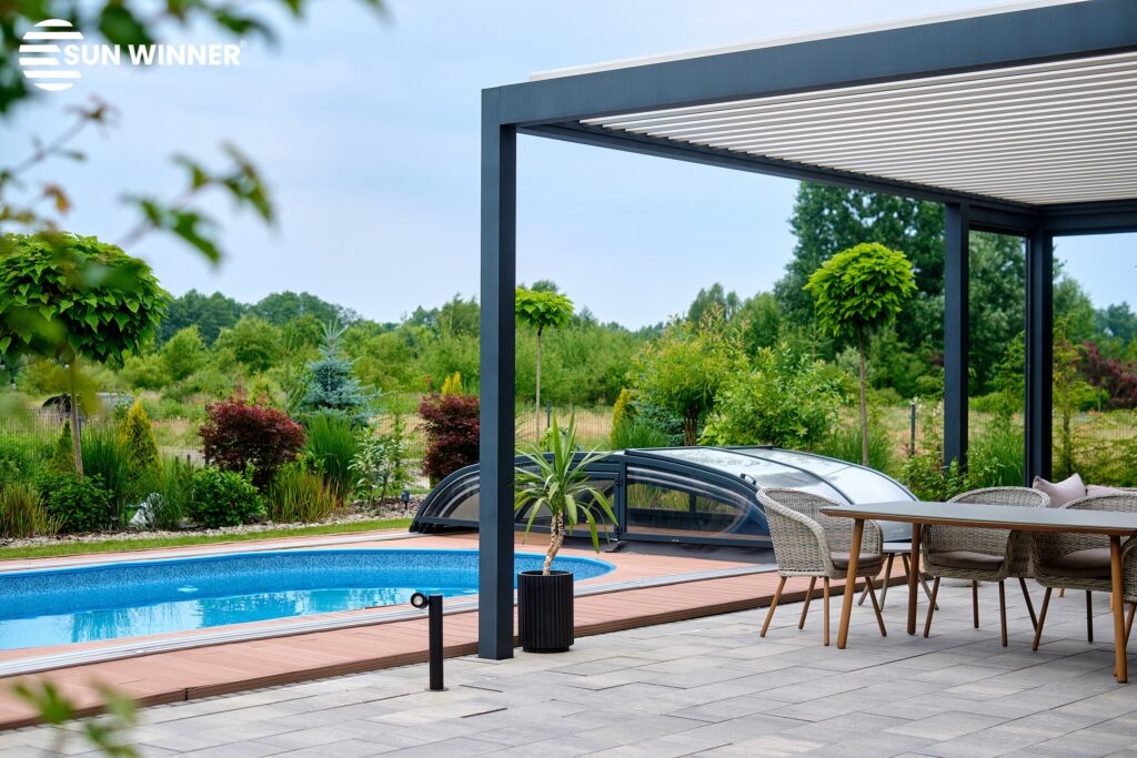 Pergola tarasowa lamelowa WIN CLIMATIC S500 - 42 - LOGO