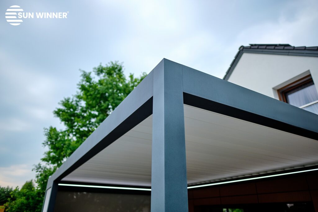 Pergola tarasowa lamelowa WIN CLIMATIC S500 - 54 - LOGO