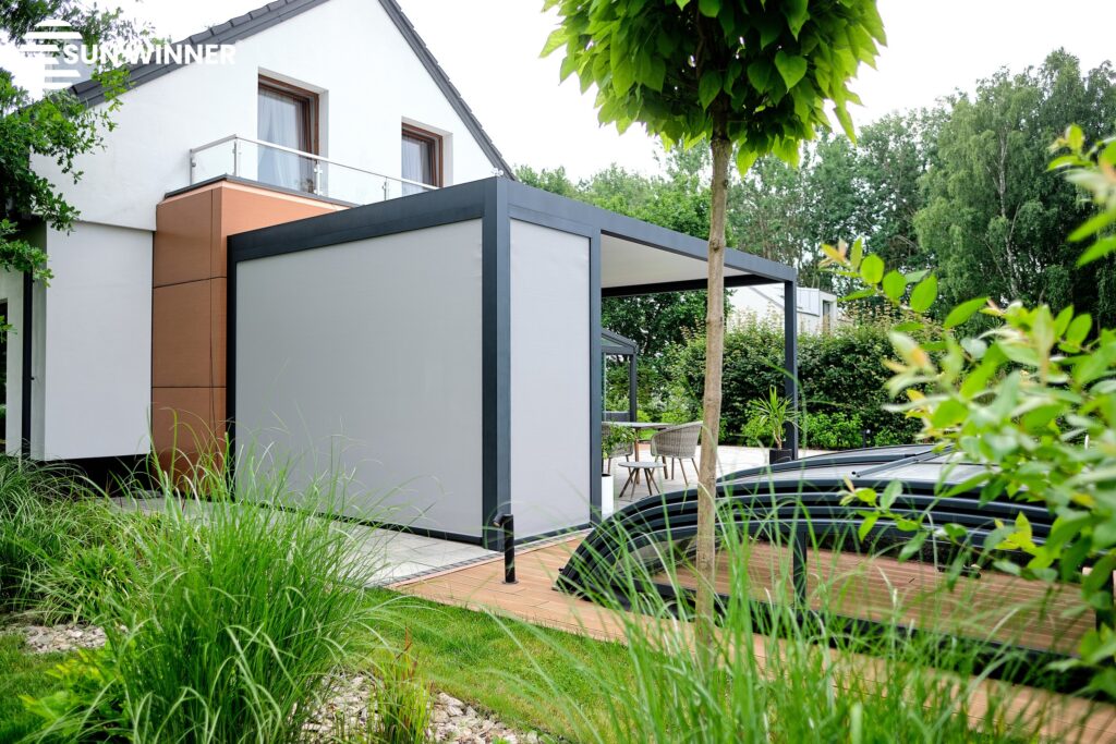 Pergola tarasowa lamelowa WIN CLIMATIC S500 - 59 - LOGO