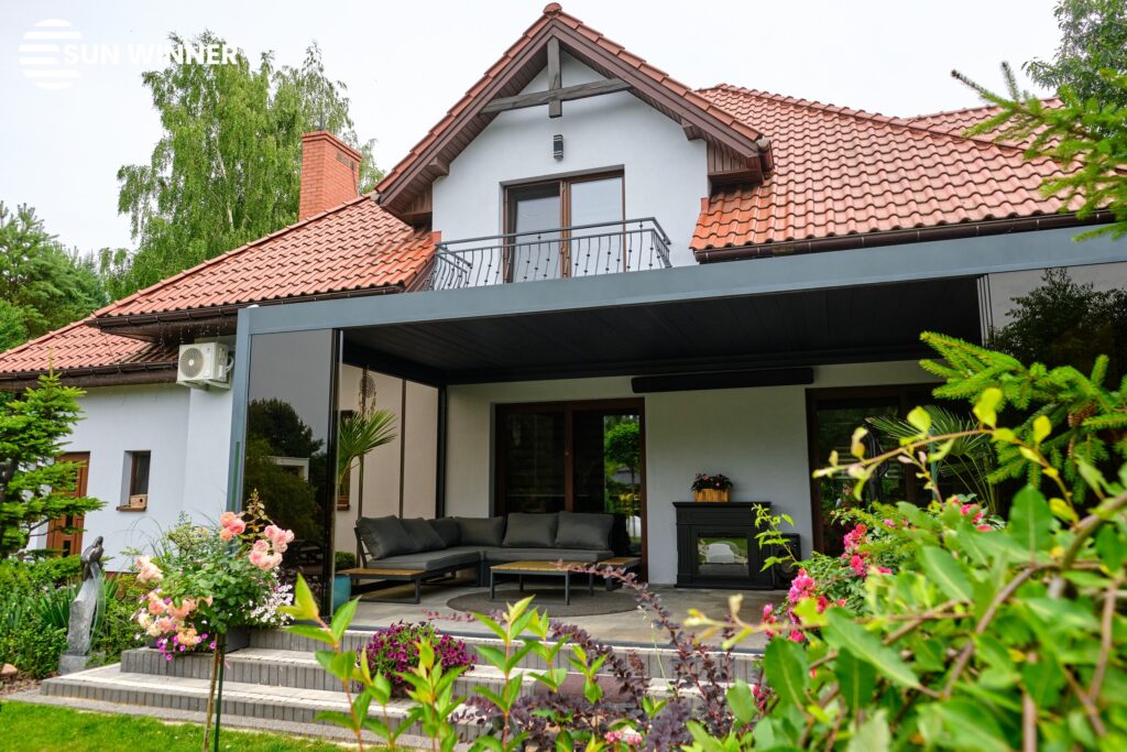 Pergola tarasowa lamelowa WIN CLIMATIC S500 - 78 - LOGO